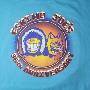 Eskimo Joes 36th Anniversary Mens T-Shirt White Hanes Beefy T's Size 2XL (50-52)